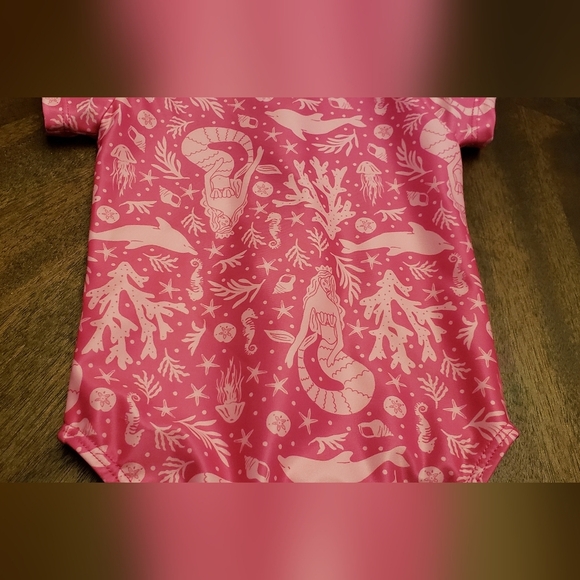 Sol Borne *NEW* Pink Mermaid Kids Swimwear Size 24m - Picture 4 of 10